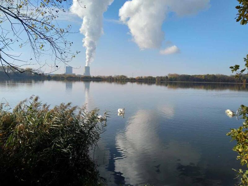 Stausee Rötha Stadt Rötha Gartenstadt im Südraum von Leipzig